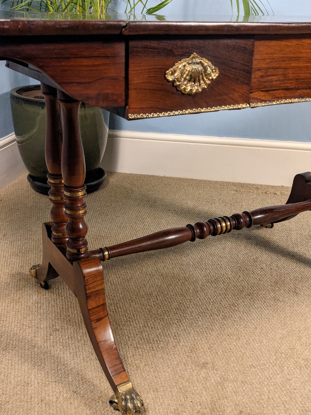 Rosewood Sofa Table by Edwards and Roberts View III