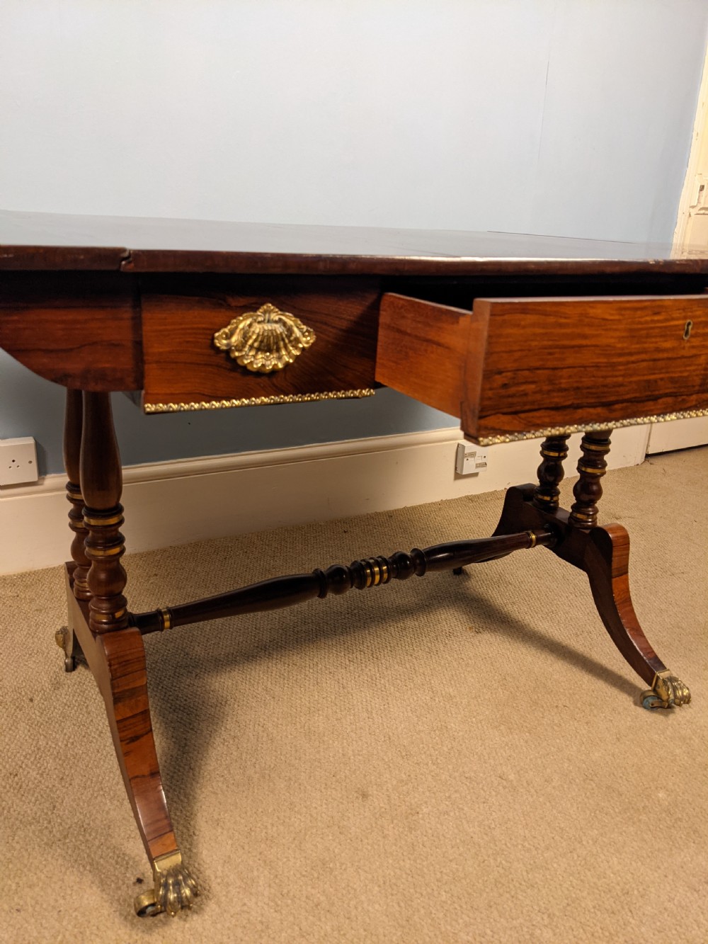 Rosewood Sofa Table by Edwards and Roberts View VI
