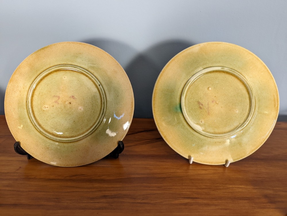 A Pair of Majolica Plates View IV
