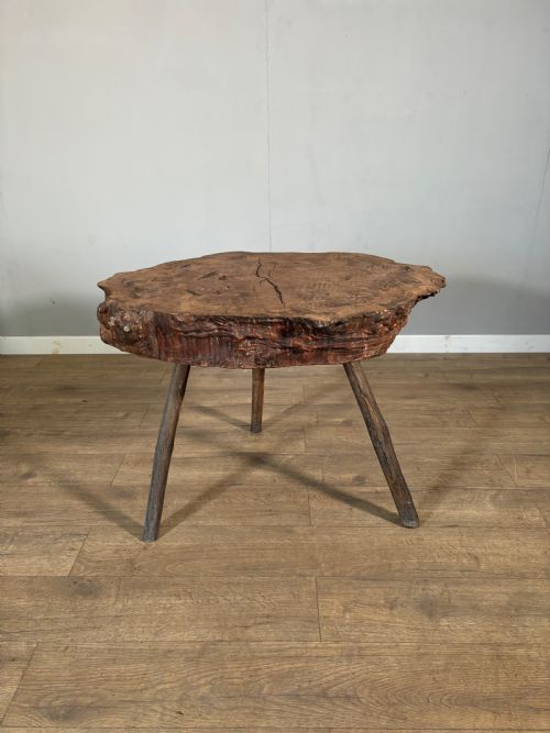 French Rustic Country Elm Butchers Block/table