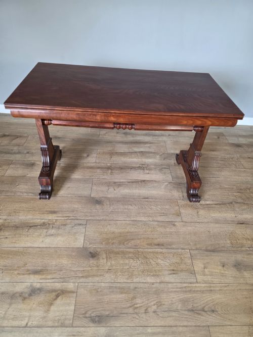 1840 ANTIQUE MAHOGANY SIDETABLE - ADDITIONAL PHOTO 2