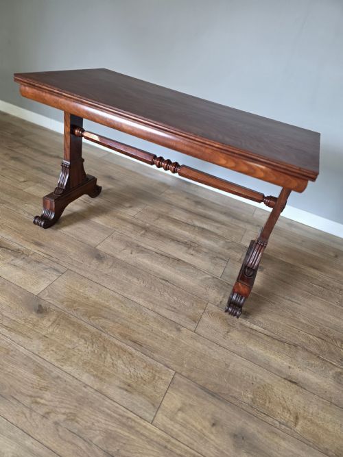 1840 ANTIQUE MAHOGANY SIDETABLE - ADDITIONAL PHOTO 4