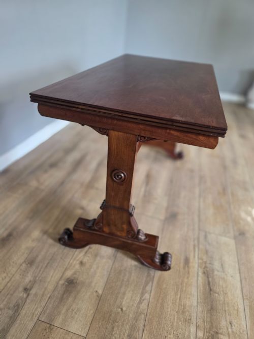 1840 ANTIQUE MAHOGANY SIDETABLE - ADDITIONAL PHOTO 8