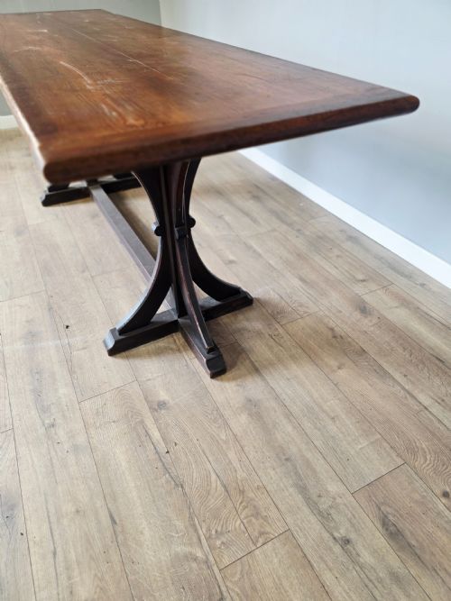 1880 PITCH PINE CENTRESERVING TABLE - ADDITIONAL PHOTO 5