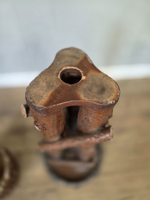 ANTIQUE 19TH CENTURY POTTERY NATURALISTIC PLANTERJARDINIERE - ADDITIONAL PHOTO 10