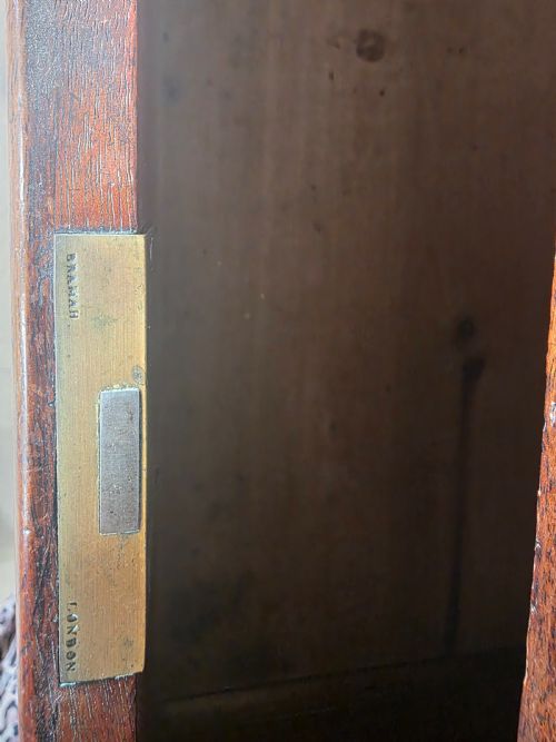 ANTIQUE REGENCY TEAK CAMPAIGN 1830S CHEST - ADDITIONAL PHOTO 16