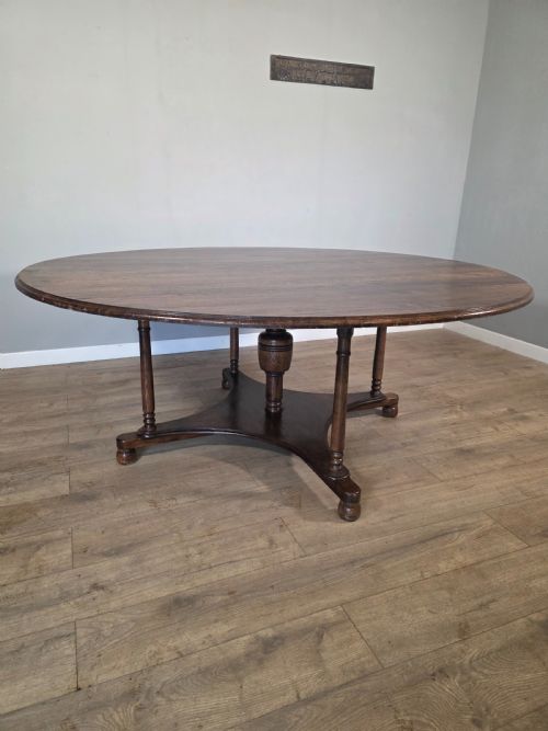Antique Large Oak Dining/centre Table 1920s