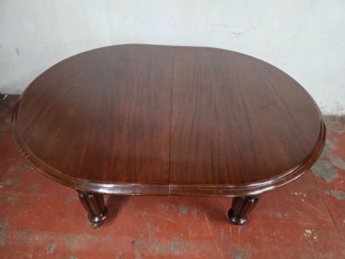 ANTIQUE LARGE WILLIAM IV MAHOGANY BANQUETEXTENDING DINING TABLE 1840S - ADDITIONAL PHOTO 20