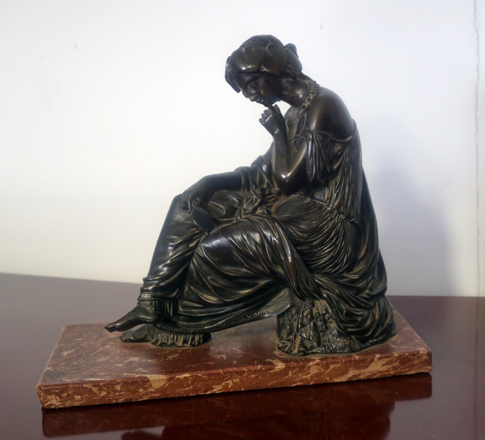 A superb well cast bronze classical figurine by J Prodier