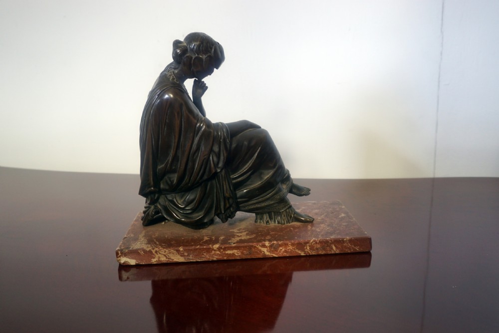 A superb well cast bronze classical figurine by J Prodier View V