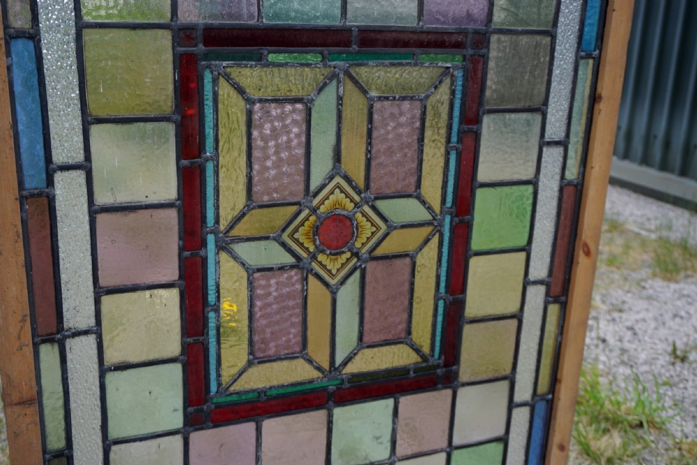 A stunning large Victorian stained glass window  View II