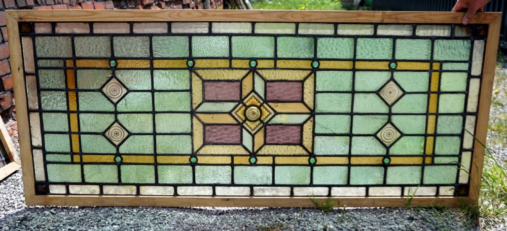 A very large and vibrant stained glass window View III