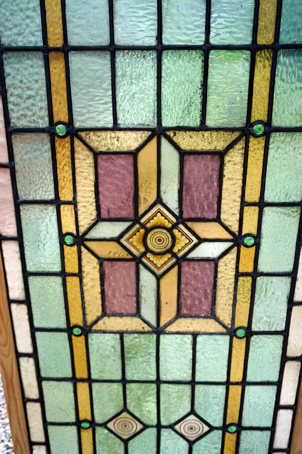 A very large and vibrant stained glass window View V