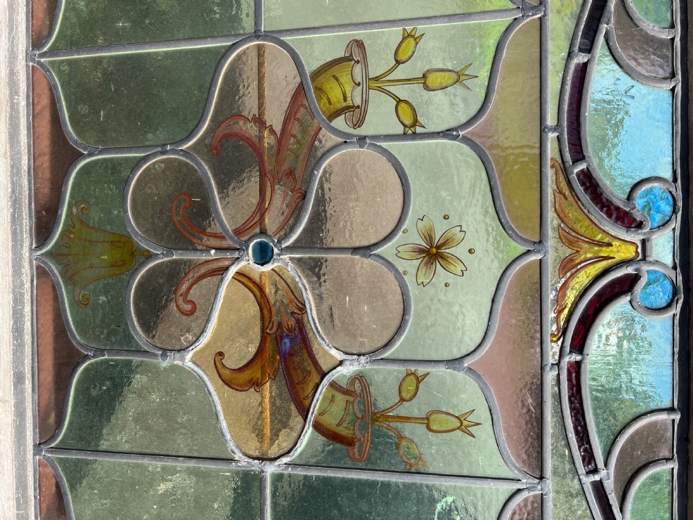 A fantastic painted and leaded glass window View III