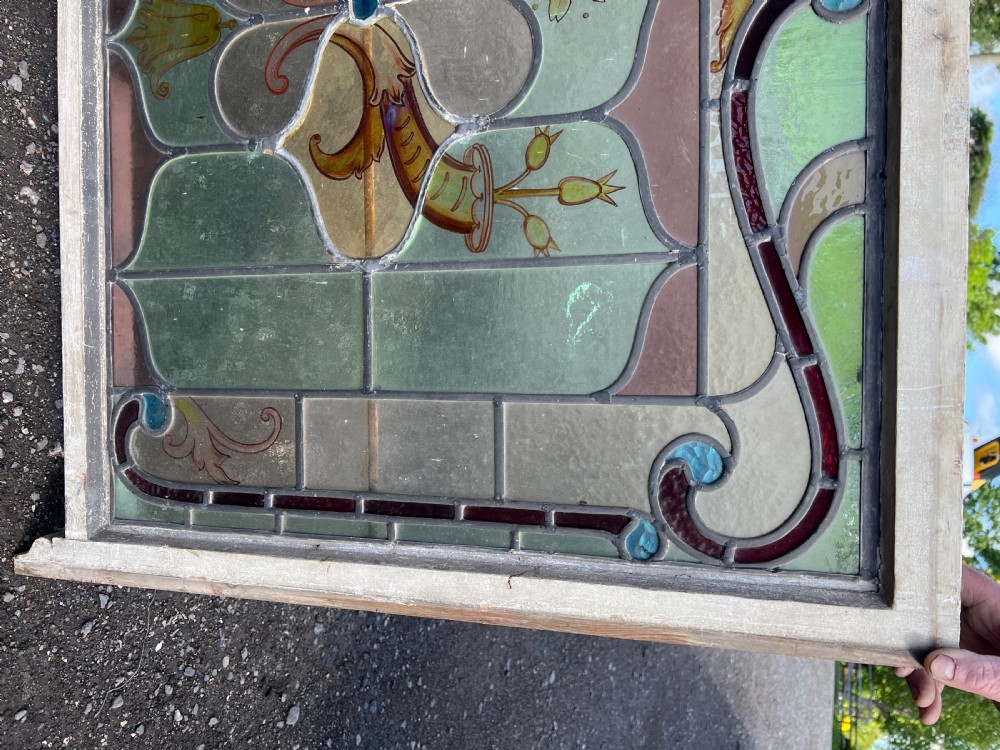 A fantastic painted and leaded glass window View V