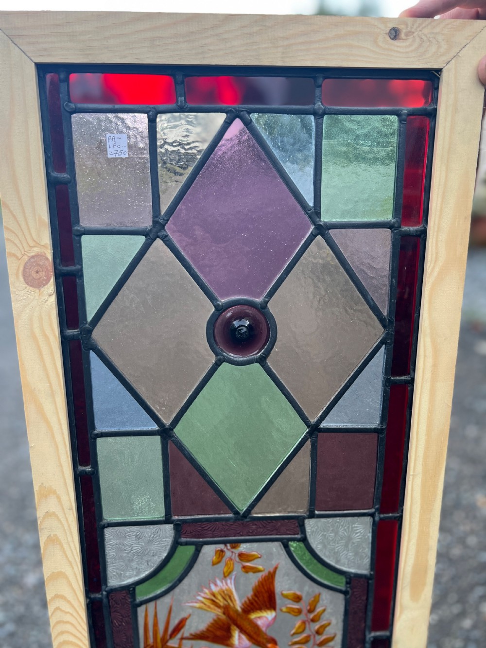 stained glass window - bird window View III
