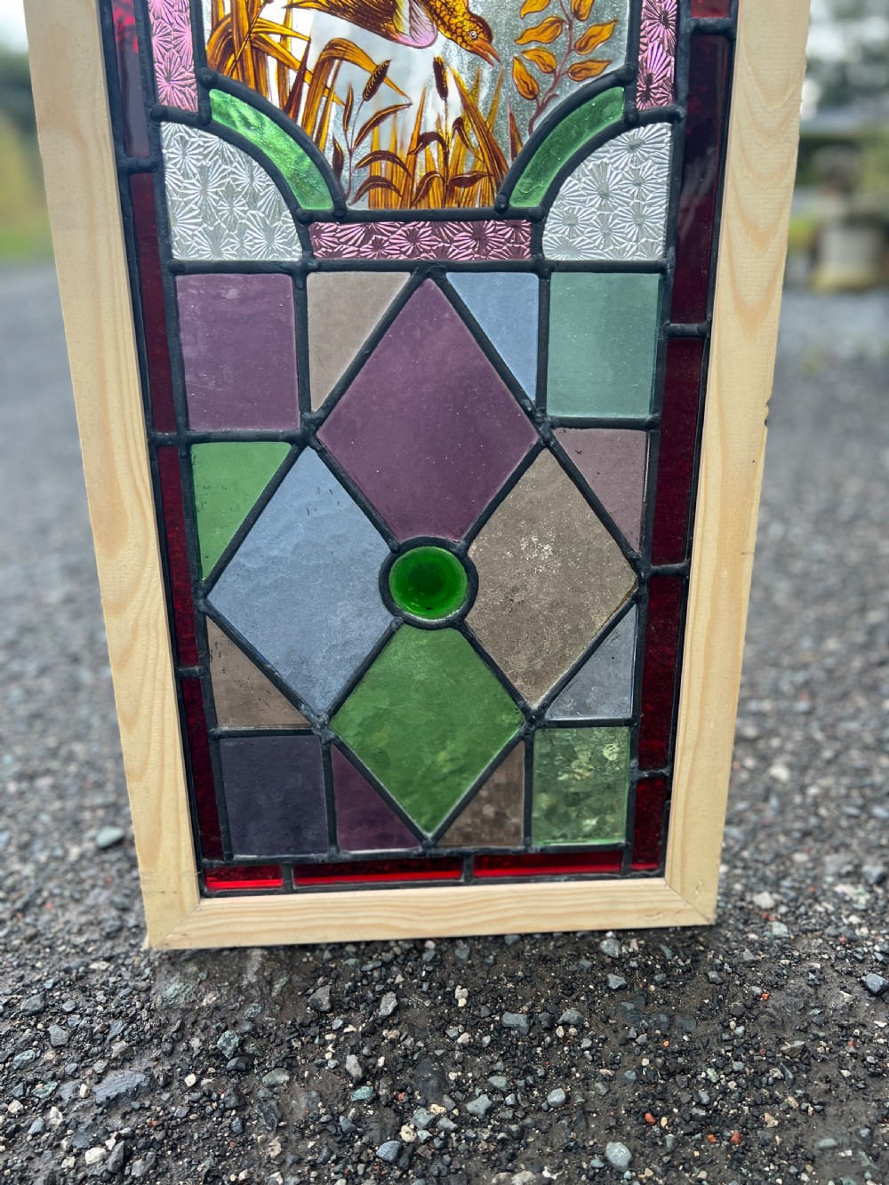 stained glass window - bird window View IV