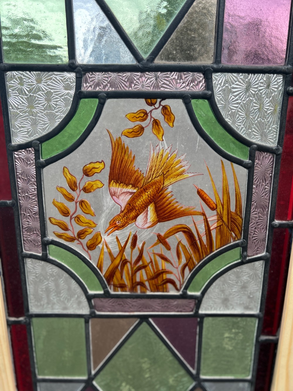 stained glass window - depicting a bird View II