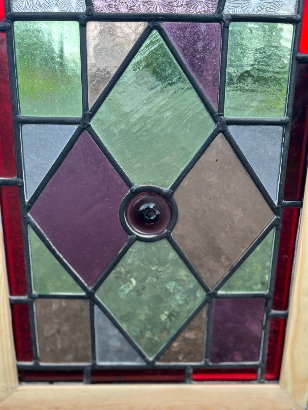 stained glass window - depicting a bird View III