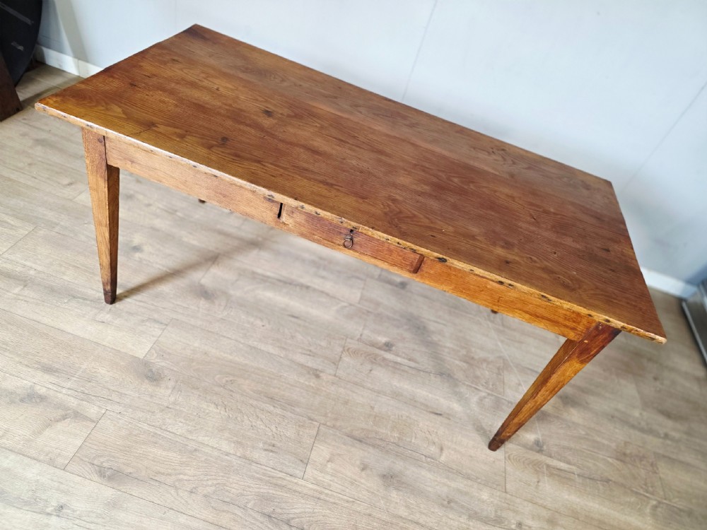 19th century oak French Farmhouse Table  View V