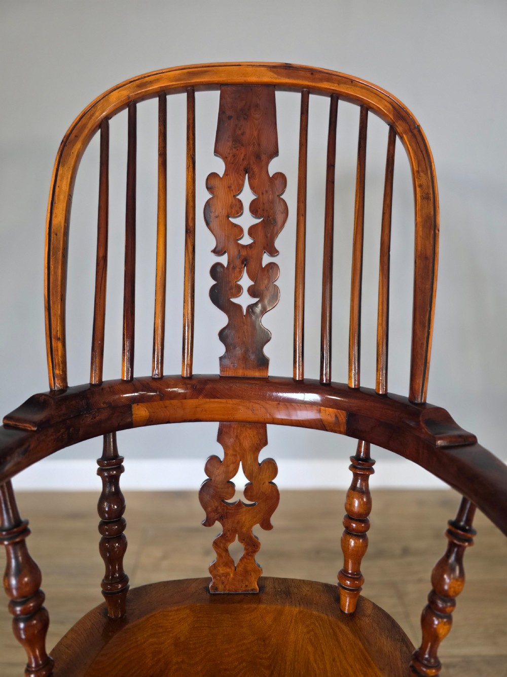1860s victorian yew wood rocking chair  View VIII