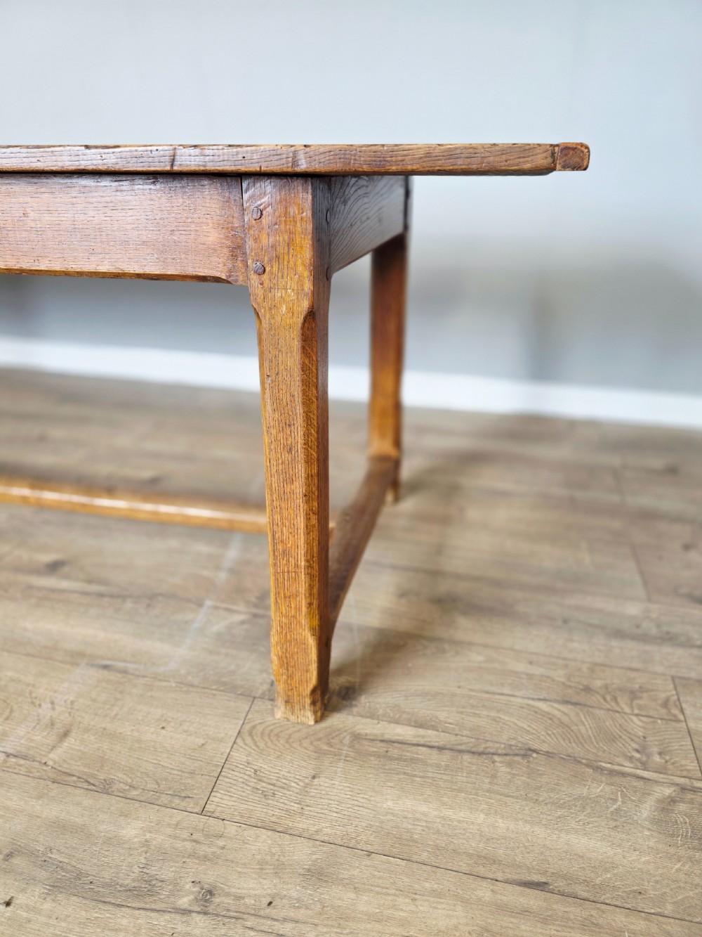 Oak Farmhouse Kitchen Refectory Table View VII