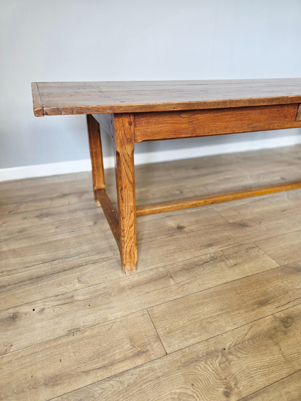 Oak Farmhouse Kitchen Refectory Table View IX
