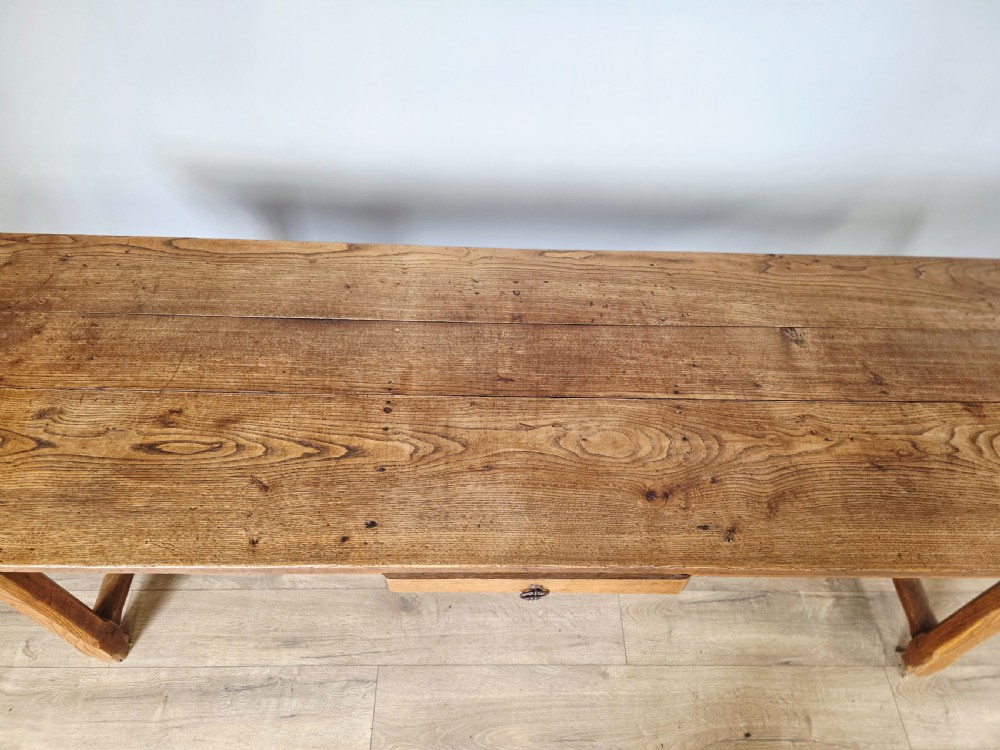 Oak Farmhouse Kitchen Refectory Table View XII