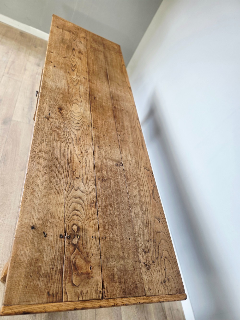 Oak Farmhouse Kitchen Refectory Table View XIII
