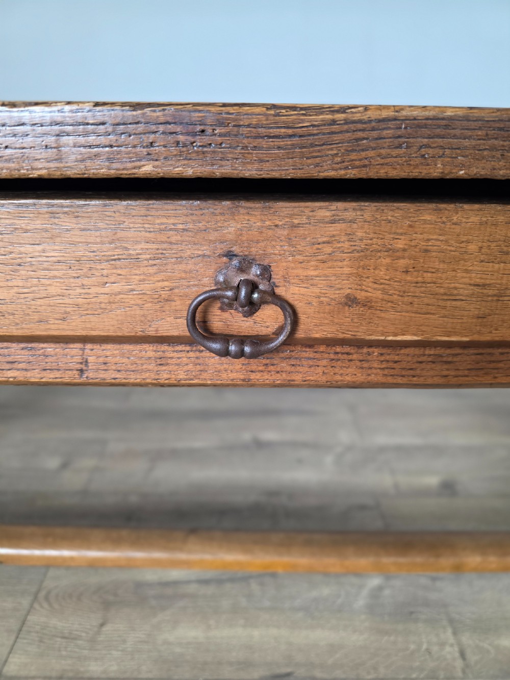 Oak Farmhouse Kitchen Refectory Table View XV