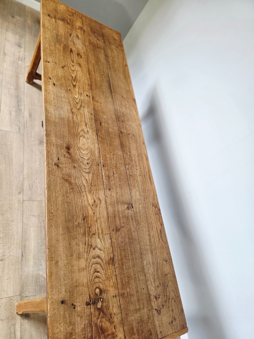 Oak Farmhouse Kitchen Refectory Table View XVI