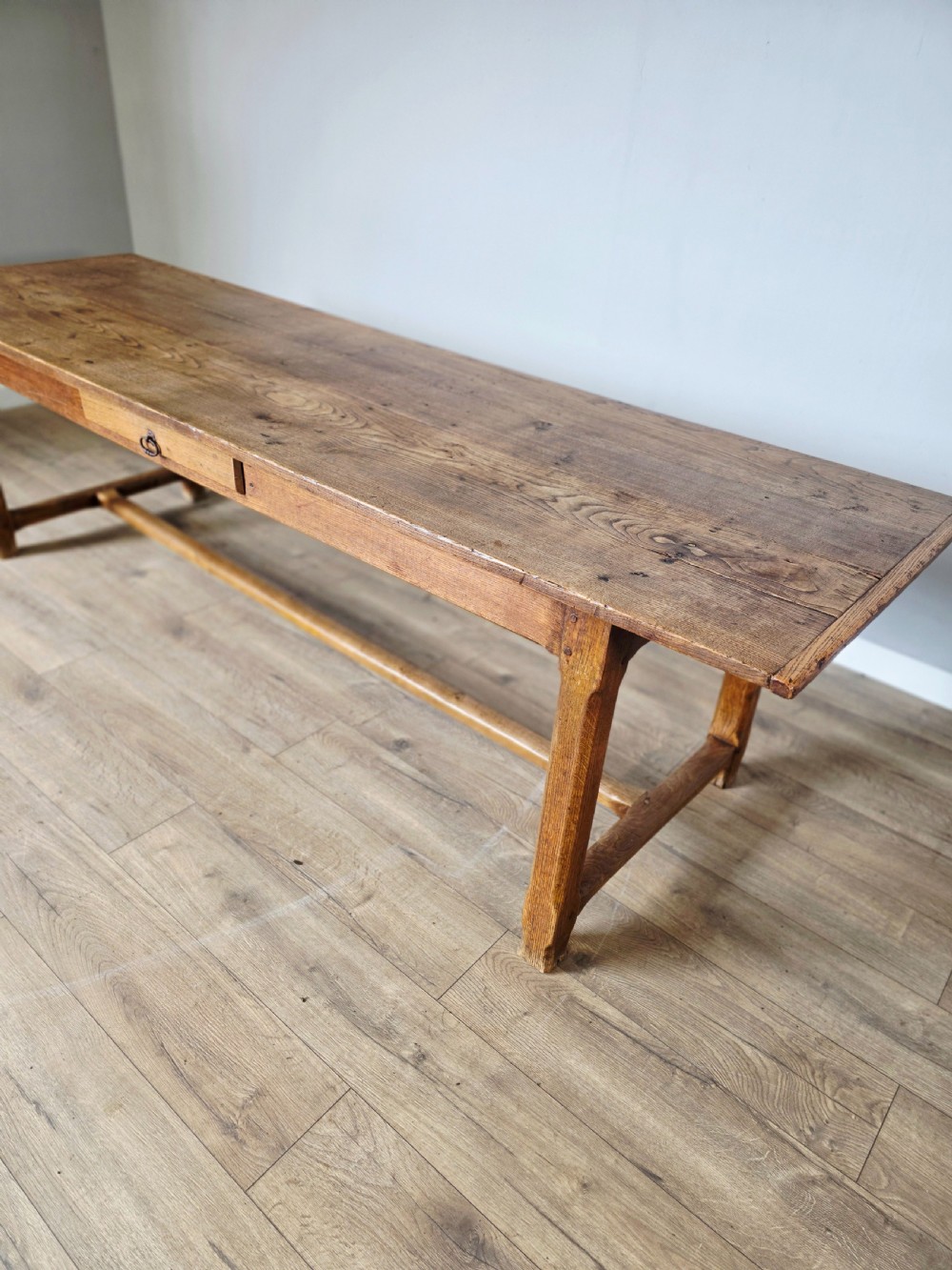 Oak Farmhouse Kitchen Refectory Table View XVII