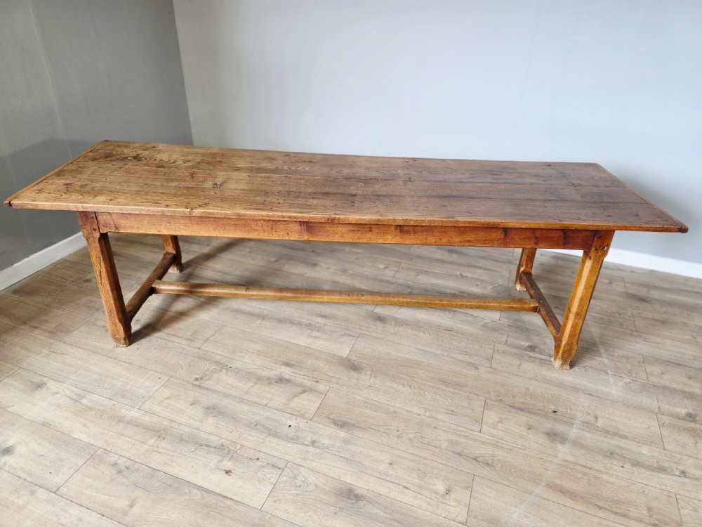 Oak Farmhouse Kitchen Refectory Table View XIX