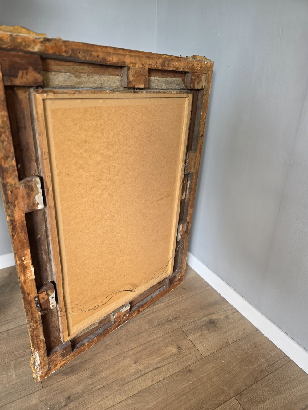 Antique 1870 large victorian mirror  View VII