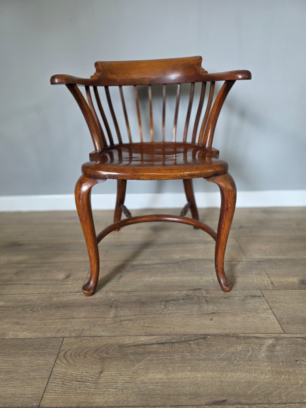 1910 Edwardian Mahogany Desk Chair  View II