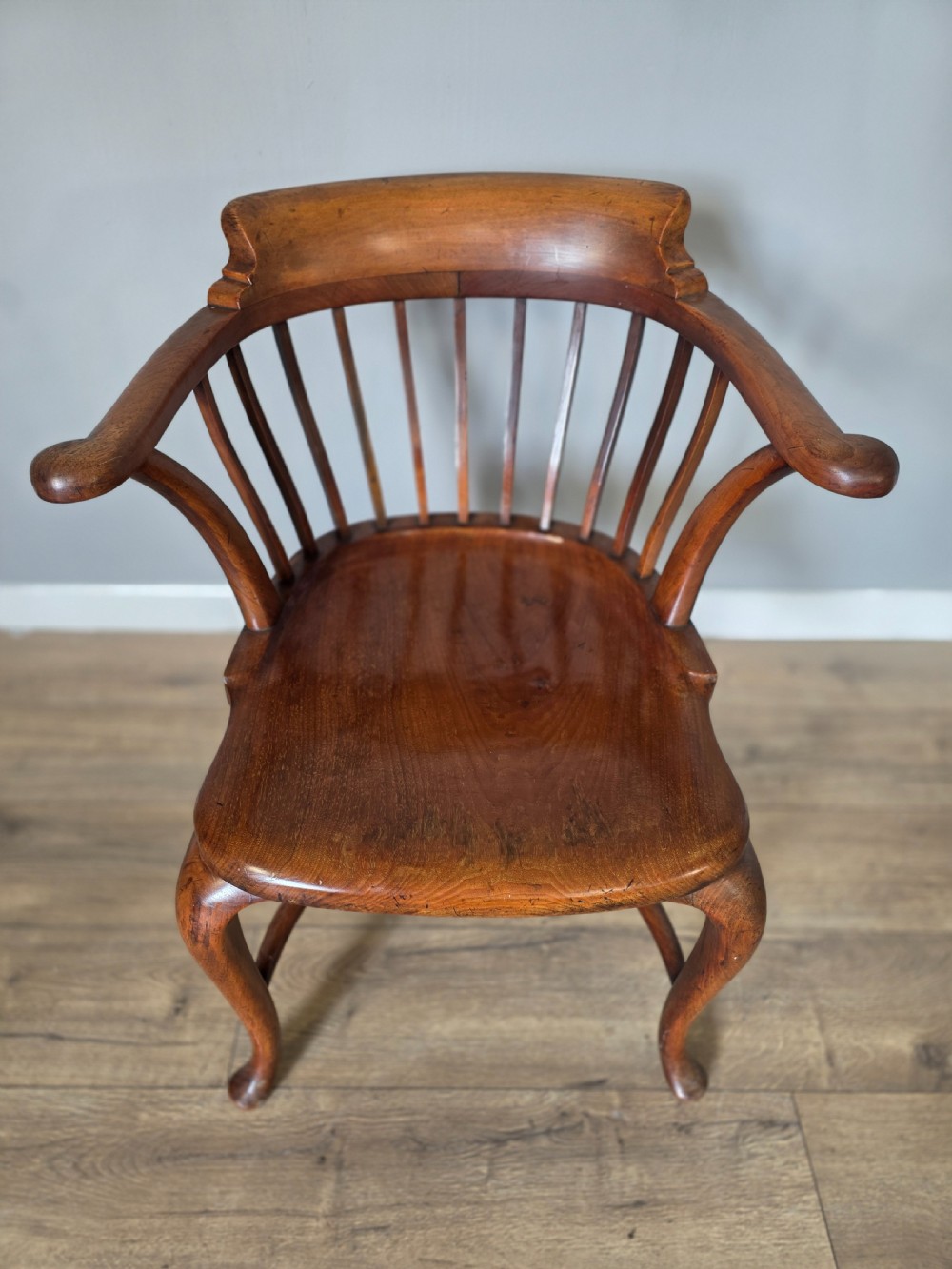 1910 Edwardian Mahogany Desk Chair  View III