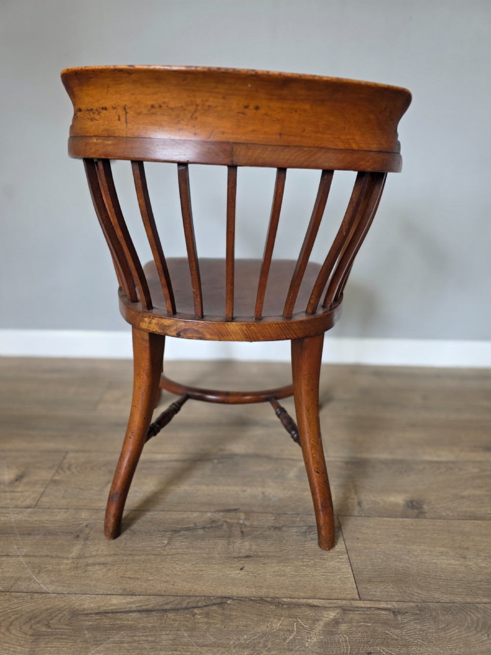 1910 Edwardian Mahogany Desk Chair  View V