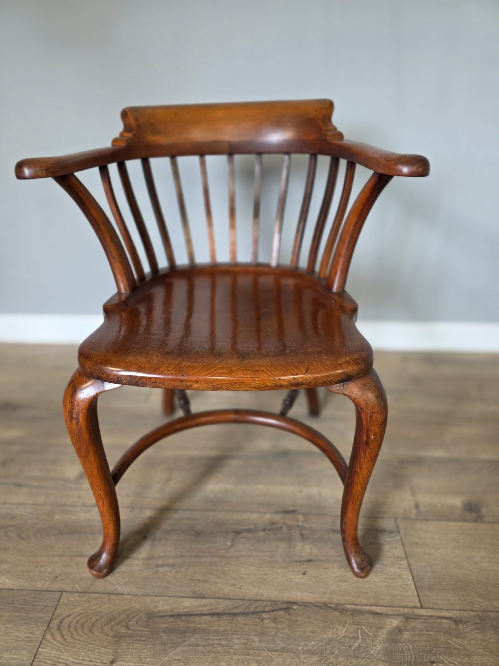 1910 Edwardian Mahogany Desk Chair  View IX