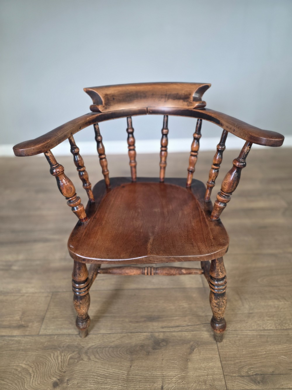 Antique Country Smokers Bow Armchair  View III