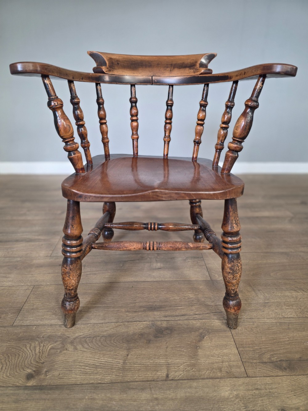 Antique Country Smokers Bow Armchair  View IV