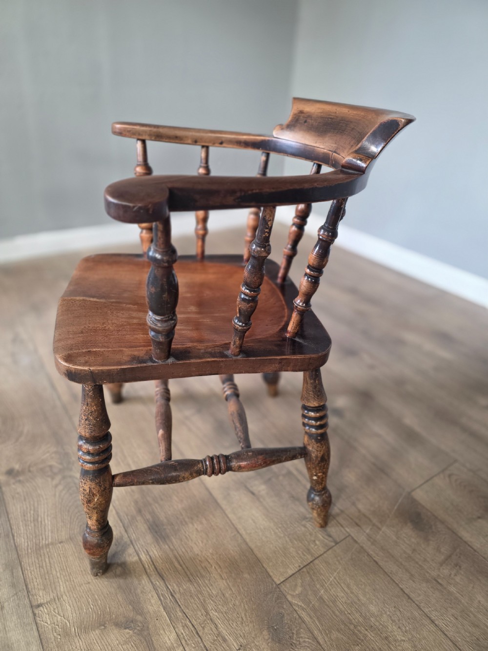 Antique Country Smokers Bow Armchair  View VI
