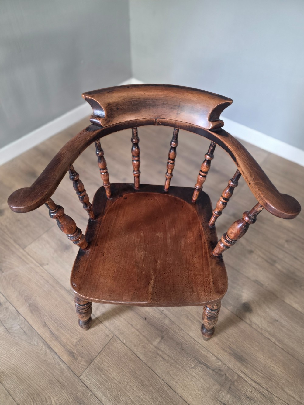Antique Country Smokers Bow Armchair  View IX