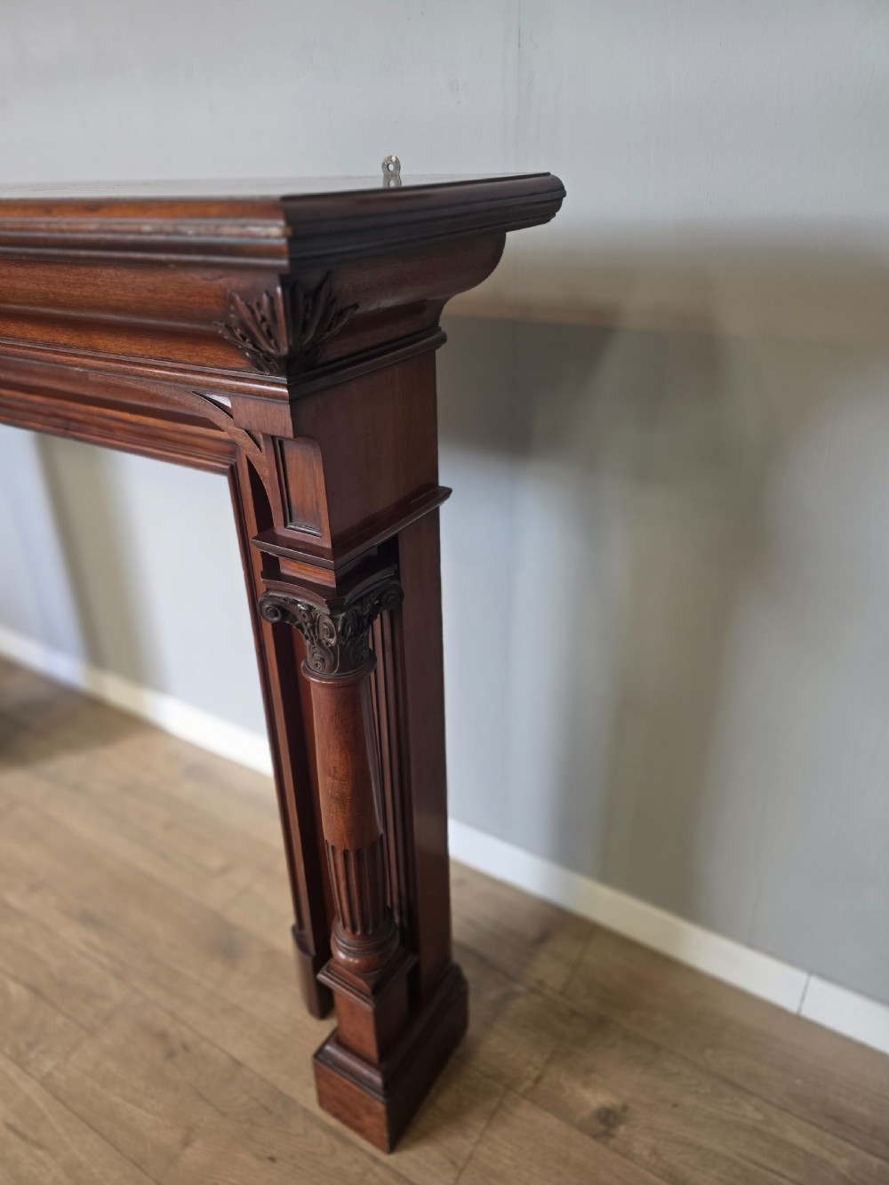 Antique Victorian Mahogany Chimney Piece  View VIII