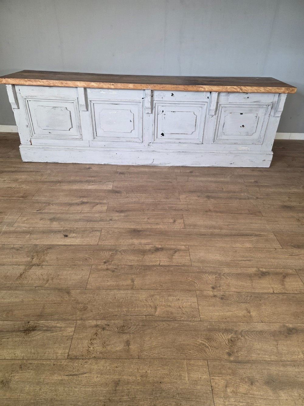 Antique Victorian Shop Counter 