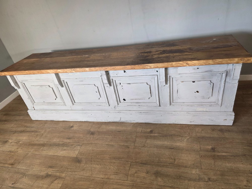 Antique Victorian Shop Counter  View X