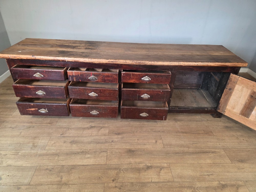 Antique Victorian Shop Counter  View XVIII
