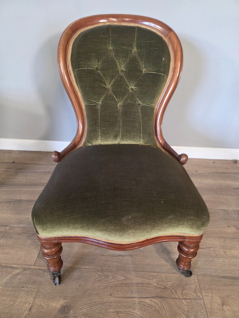 Pair of Victorian Ladies and Gents Spoon Back Chairs  View VIII