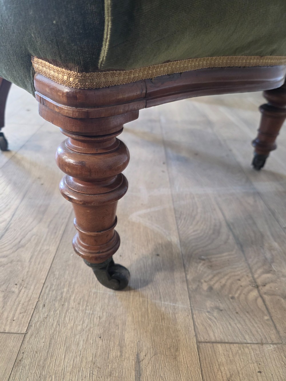 Pair of Victorian Ladies and Gents Spoon Back Chairs  View XII