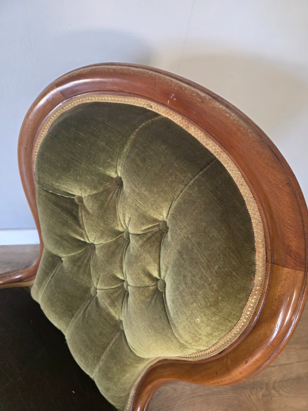 Pair of Victorian Ladies and Gents Spoon Back Chairs  View XIII