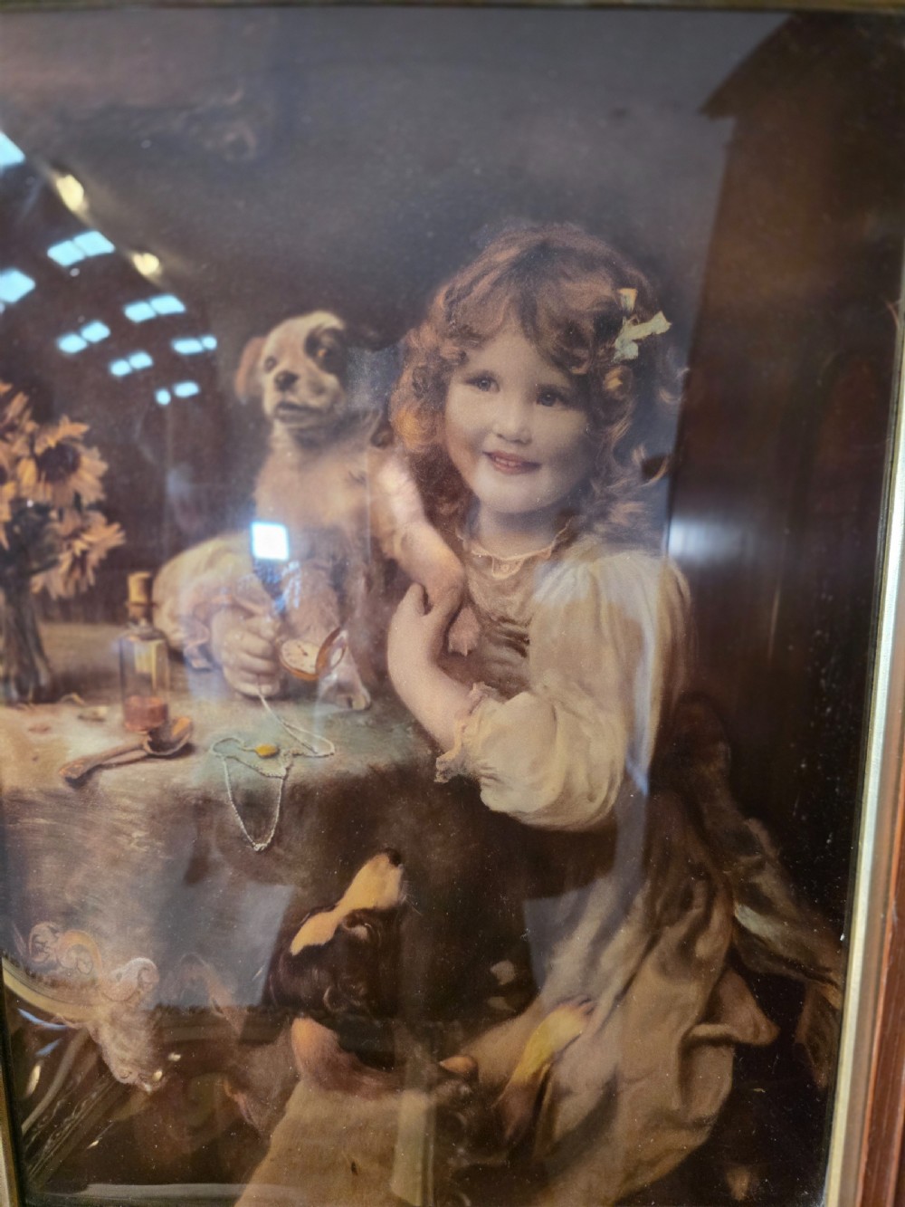 Pair of Crystoleum after Arthur J Elsley with lovely oak frames circa 1900 View VII
